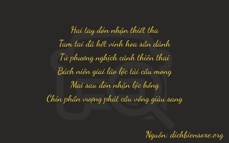 Thơ dịch biển số xe 23429