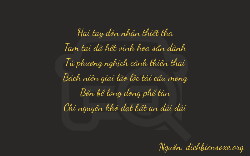 Thơ dịch biển số xe 23447