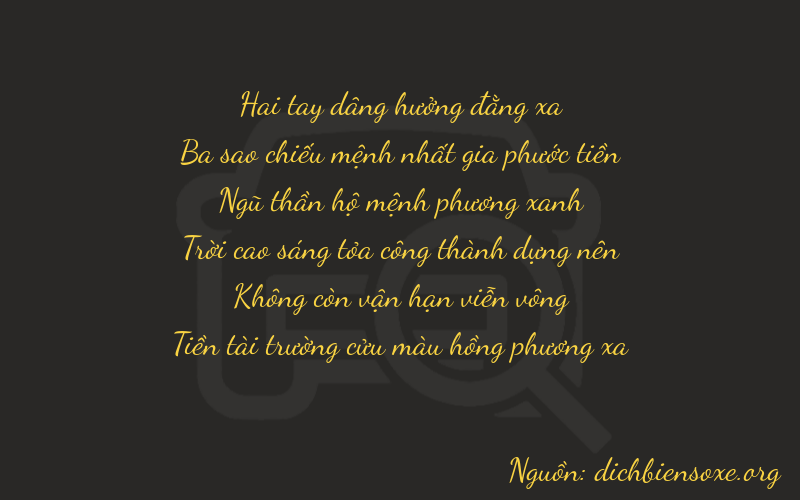 Thơ dịch biển số xe 23509