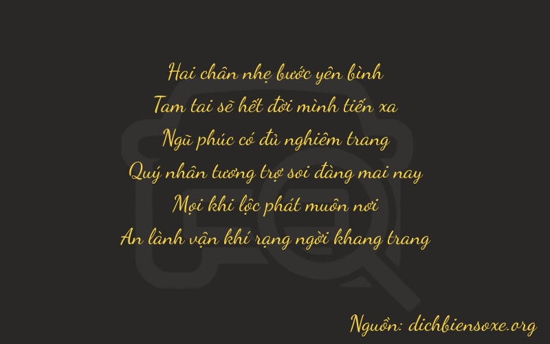 Thơ dịch biển số xe 23514
