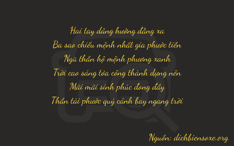 Thơ dịch biển số xe 23527