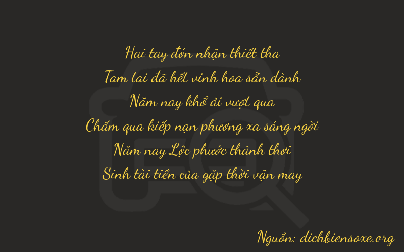 Thơ dịch biển số xe 23555