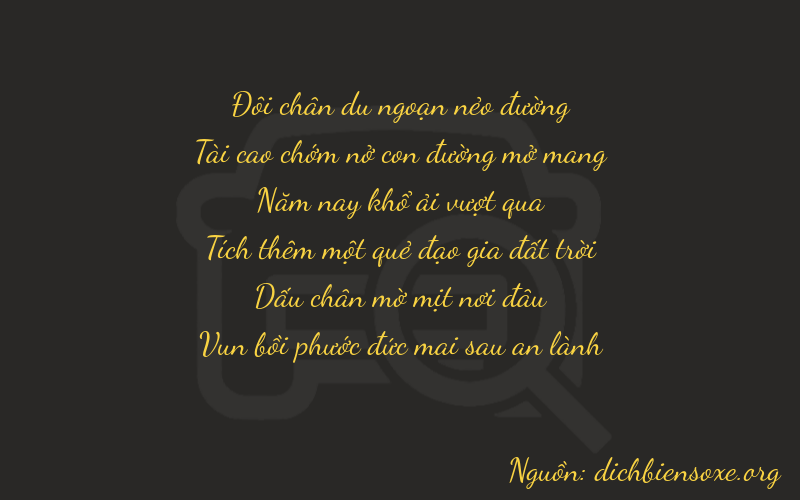 Thơ dịch biển số xe 23557