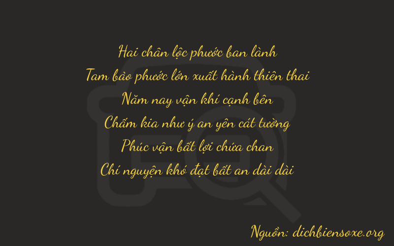 Thơ dịch biển số xe 23567