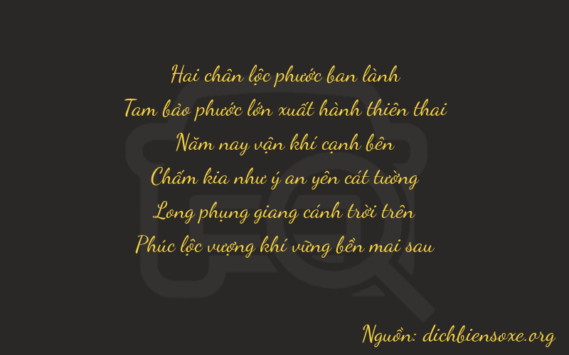 Thơ dịch biển số xe 23576