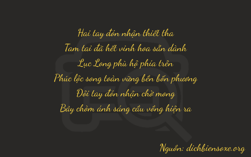 Thơ dịch biển số xe 23627