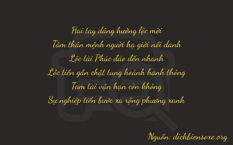 Thơ dịch biển số xe 23632