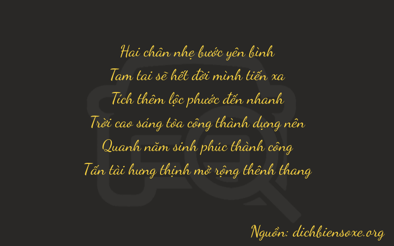Thơ dịch biển số xe 23658