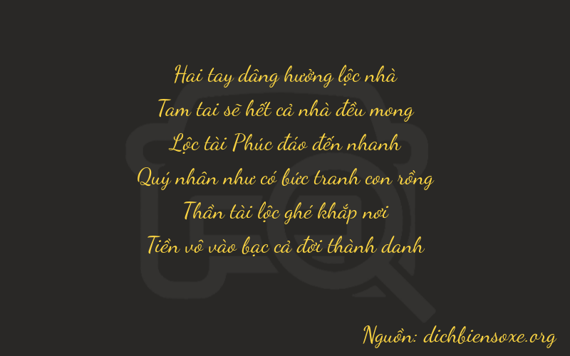 Thơ dịch biển số xe 23660