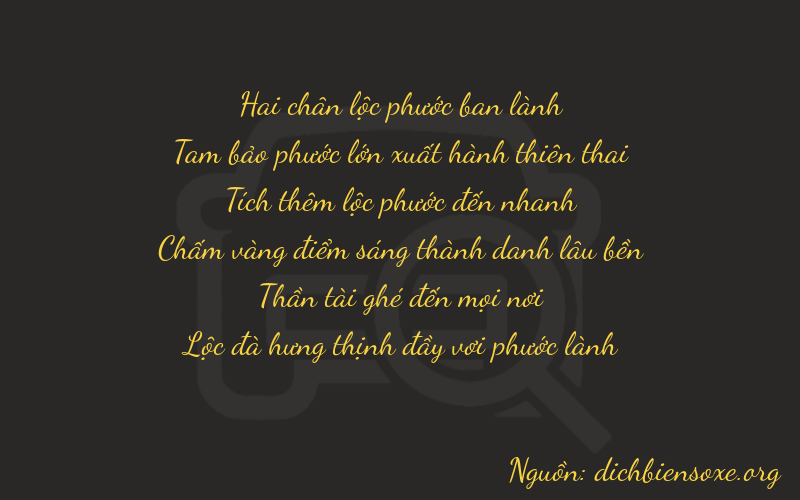 Thơ dịch biển số xe 23666