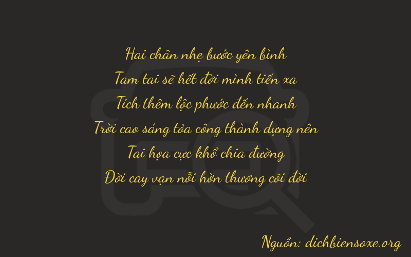 Thơ dịch biển số xe 23667
