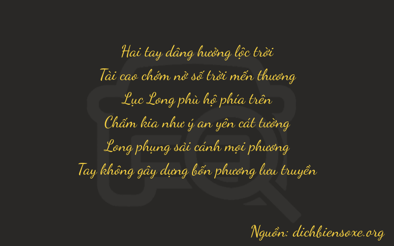 Thơ dịch biển số xe 23670