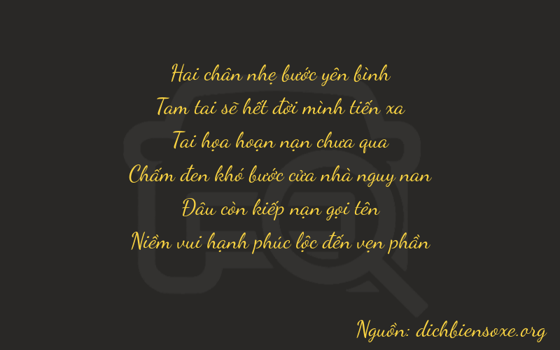 Thơ dịch biển số xe 23703