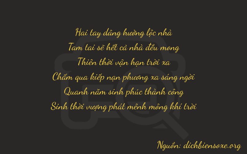 Thơ dịch biển số xe 23750