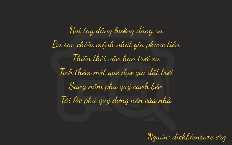 Thơ dịch biển số xe 23752