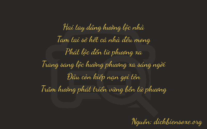 Thơ dịch biển số xe 23804