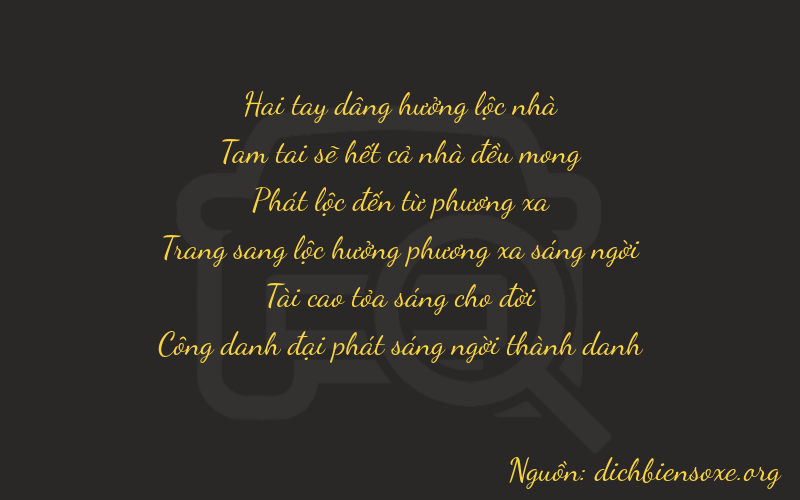 Thơ dịch biển số xe 23831