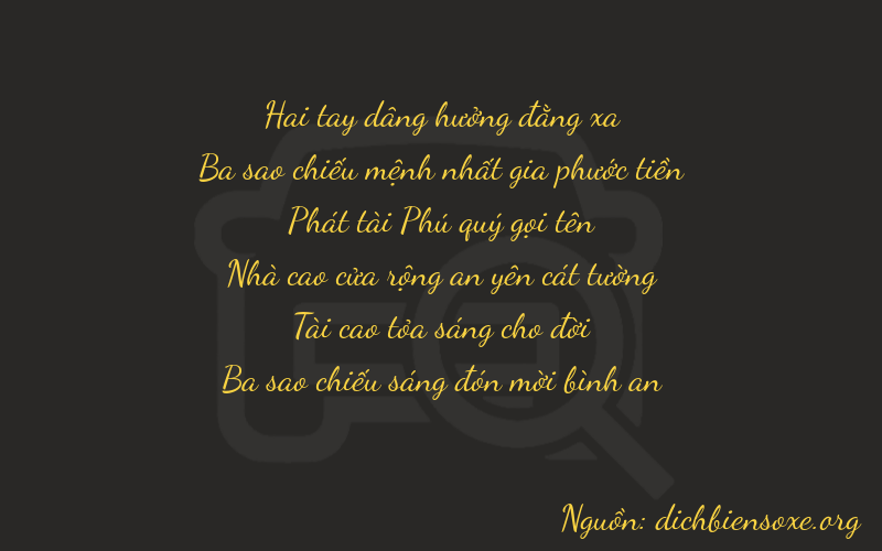 Thơ dịch biển số xe 23833