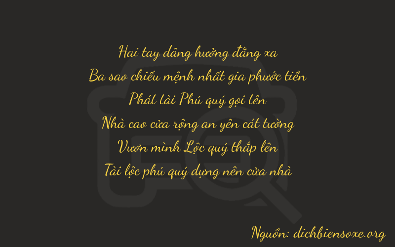 Thơ dịch biển số xe 23842