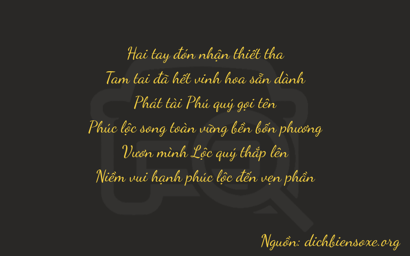 Thơ dịch biển số xe 23843