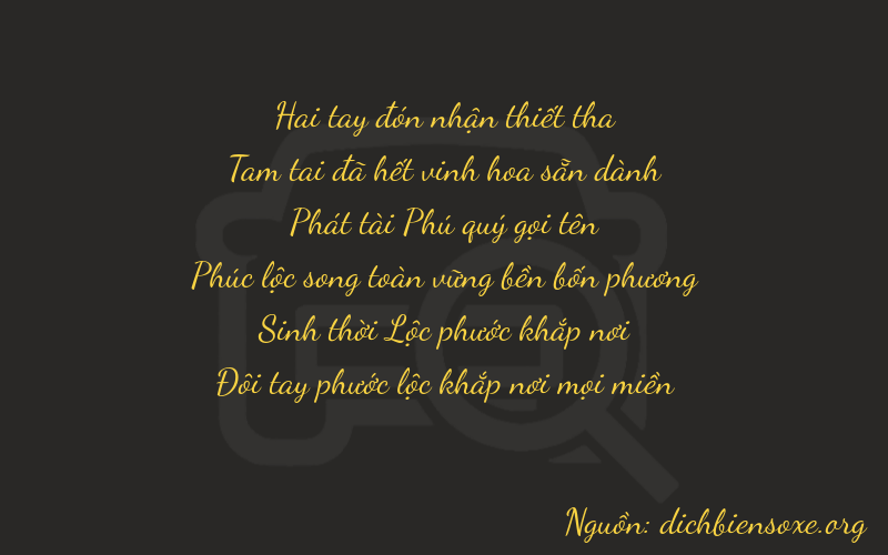 Thơ dịch biển số xe 23852