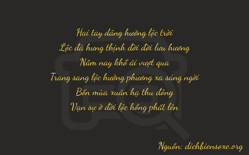 Thơ dịch biển số xe 26544