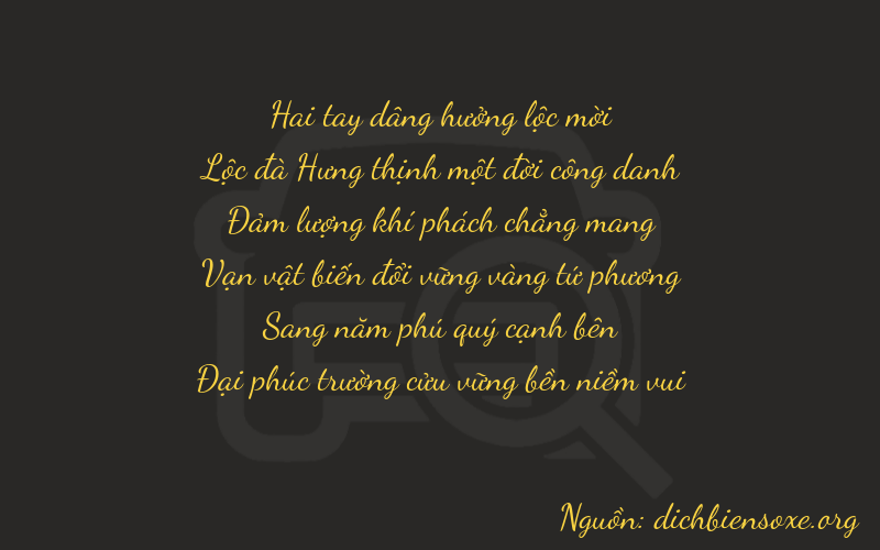 Thơ dịch biển số xe 26659
