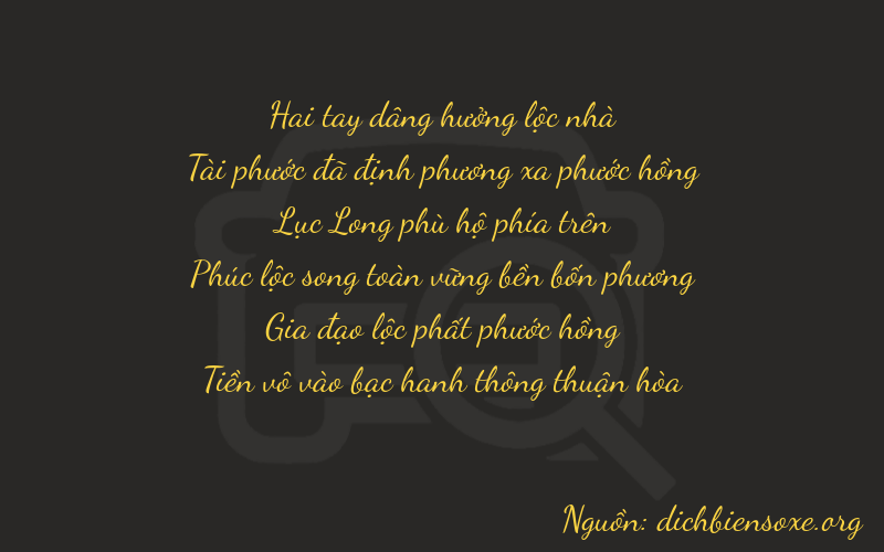 Thơ dịch biển số xe 26660