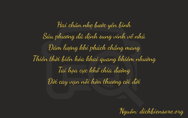 Thơ dịch biển số xe 26667