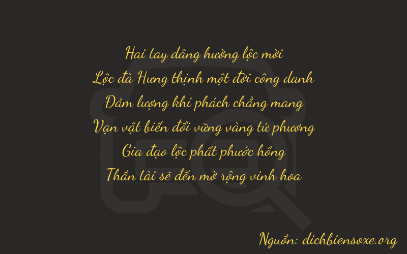 Thơ dịch biển số xe 26668