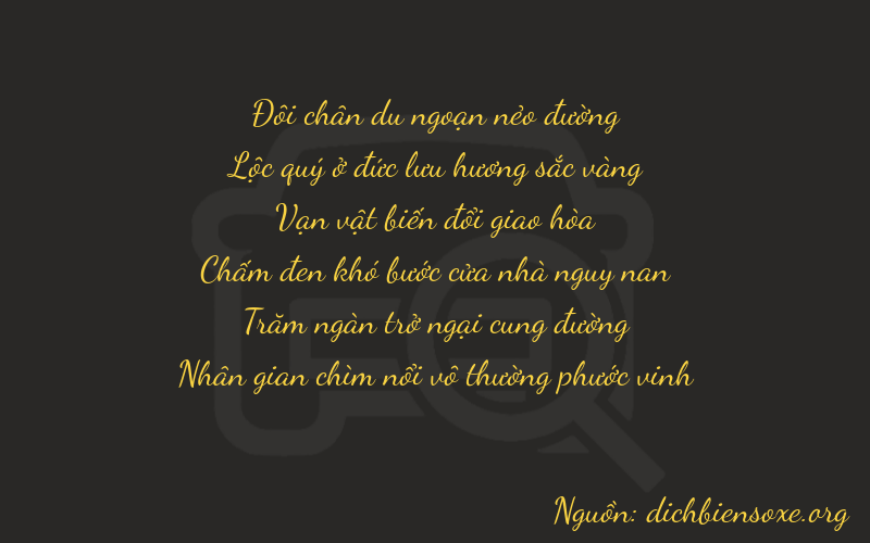 Thơ dịch biển số xe 26674