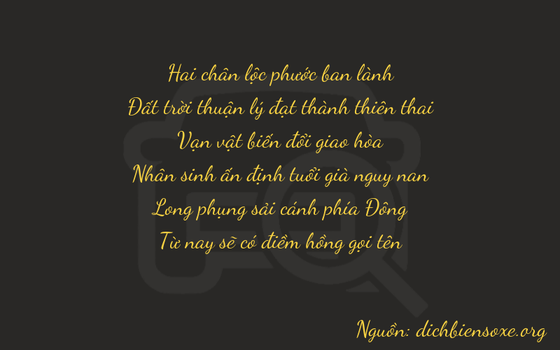 Thơ dịch biển số xe 26675