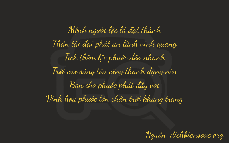 Thơ dịch biển số xe 26682