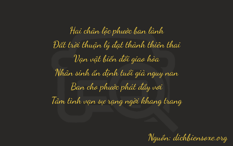 Thơ dịch biển số xe 26684