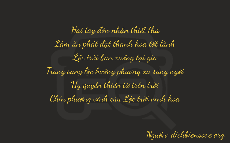 Thơ dịch biển số xe 26699