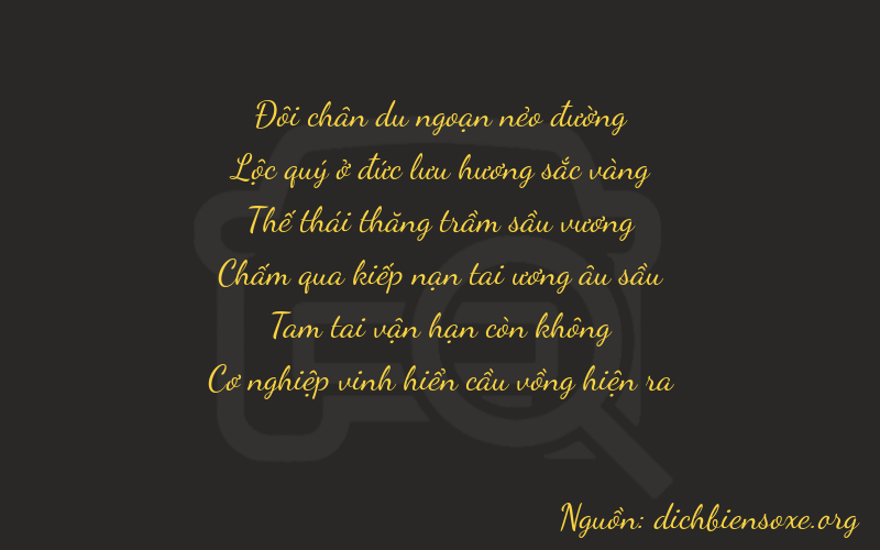 Thơ dịch biển số xe 26737