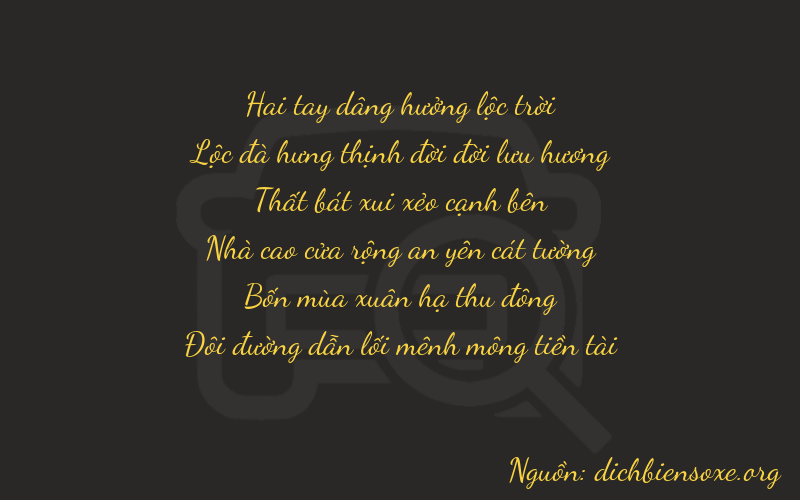 Thơ dịch biển số xe 26742