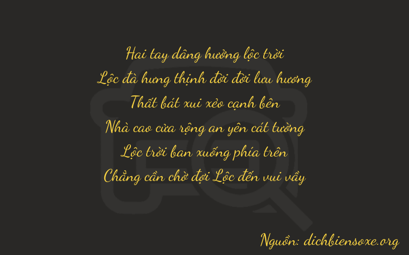 Thơ dịch biển số xe 26760
