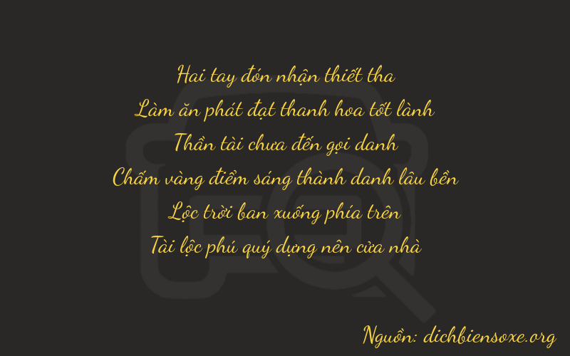 Thơ dịch biển số xe 26762