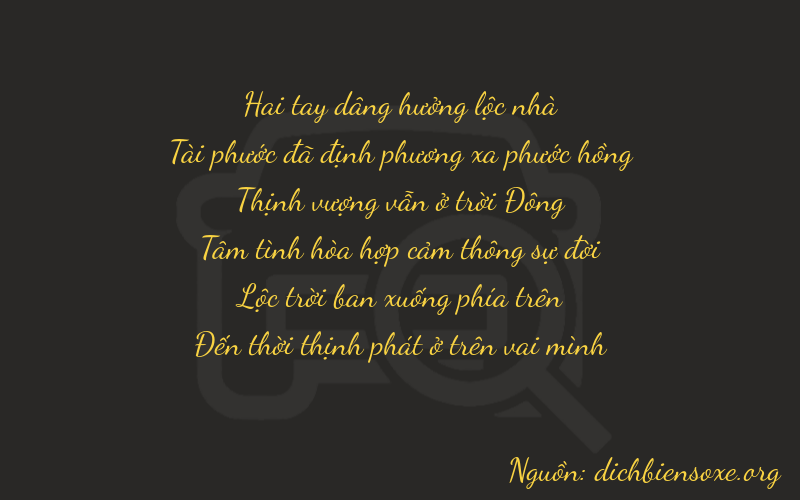 Thơ dịch biển số xe 26768