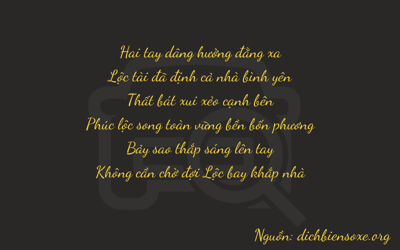 Thơ dịch biển số xe 26770