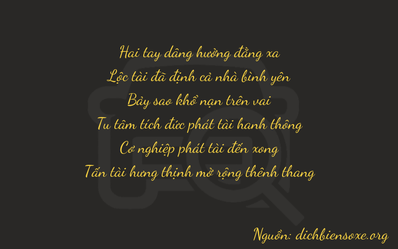 Thơ dịch biển số xe 26788