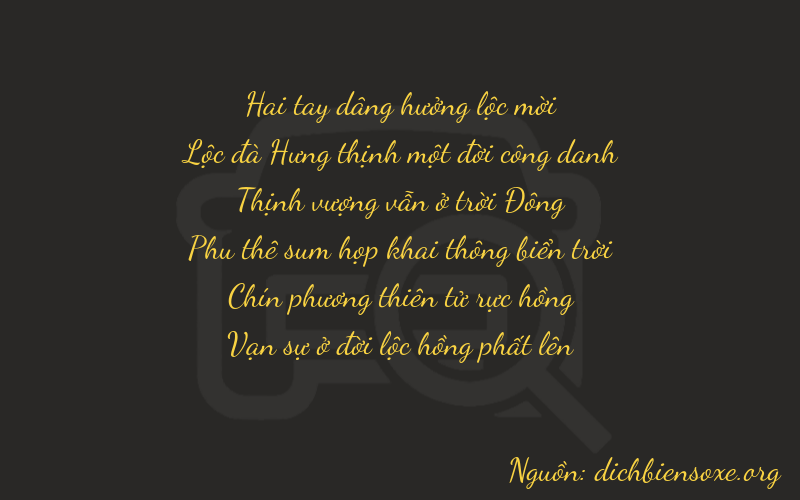 Thơ dịch biển số xe 26794
