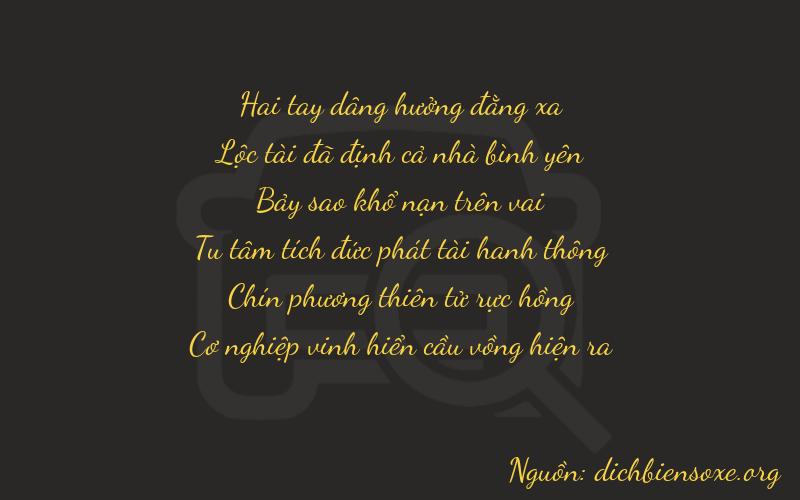 Thơ dịch biển số xe 26797