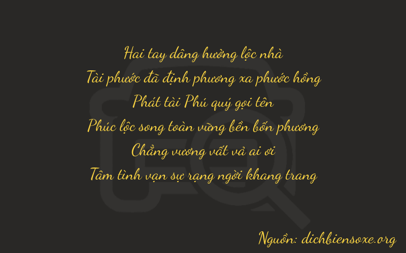 Thơ dịch biển số xe 26804