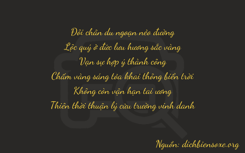 Thơ dịch biển số xe 26809