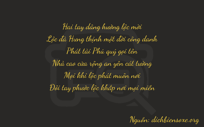 Thơ dịch biển số xe 26812