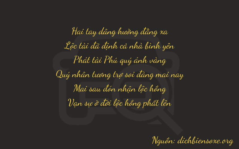 Thơ dịch biển số xe 26824