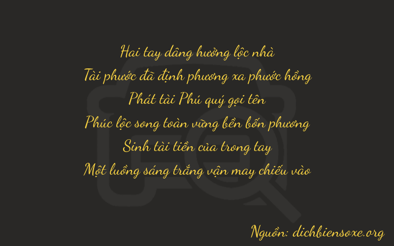 Thơ dịch biển số xe 26831