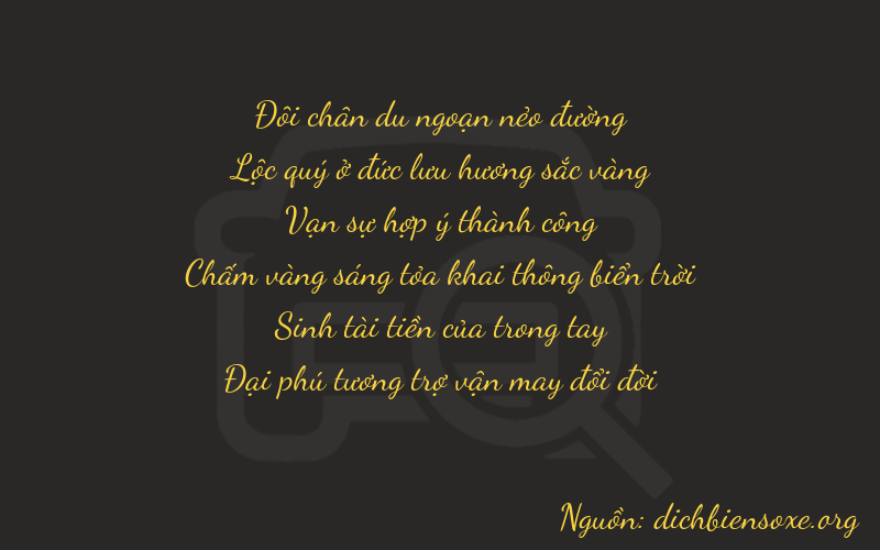 Thơ dịch biển số xe 26836